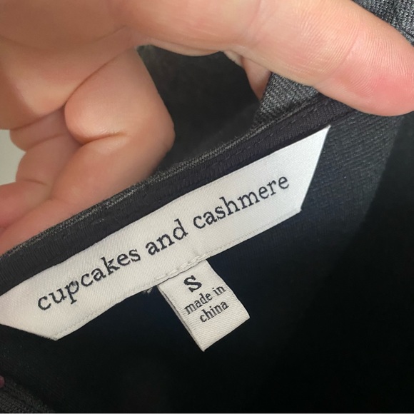 Cupcakes & Cashmere Womens Grey Contemporary Sheath Dress Size Small - Picture 4 of 8